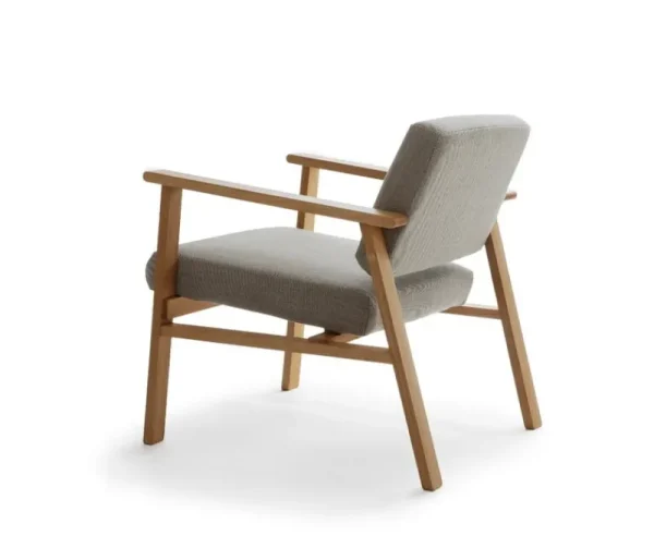 Artek Sitzgelegenheiten-Nikari Archetyp Sessel, Eiche - grau, Steelcut Trio 616