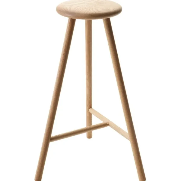 GUBI Sitzgelegenheiten-Nikari Barhocker Perch, 75 cm, Eiche