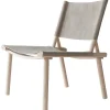 Fritz Hansen Sitzgelegenheiten-Nikari December Stuhl, Esche/Leinen-Stramin