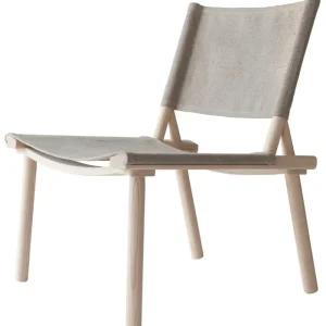 Fritz Hansen Sitzgelegenheiten-Nikari December Stuhl, Esche/Leinen-Stramin