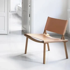 Nikari Sitzgelegenheiten-December Stuhl, Esche/Naturleder
