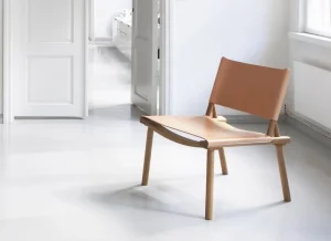 Nikari Sitzgelegenheiten-December Stuhl, Esche/Naturleder