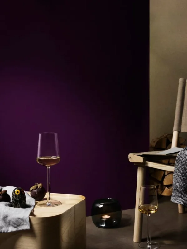 Fritz Hansen Sitzgelegenheiten-Nikari December Stuhl, Esche/Leinen-Stramin