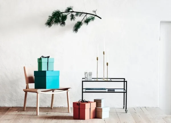 Nikari Sitzgelegenheiten-December Stuhl, Esche/Naturleder