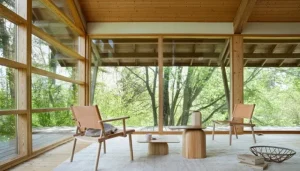 Nikari Sitzgelegenheiten-December Stuhl, Esche/Naturleder