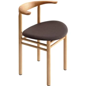 Carl Hansen & Su00f8n Sitzgelegenheiten-Nikari Linea RMT3 Stuhl, eichenfarben gebeizte Esche - Steelcut Trio 38