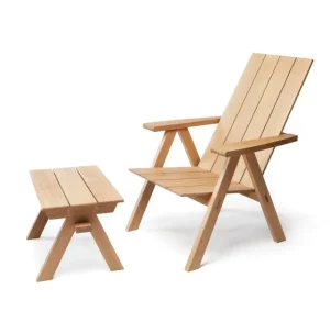 Nikari Terrassenmöbel^Loungesessel Arkipelago, Eiche