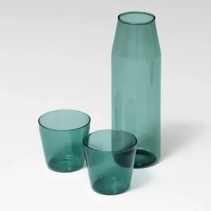 Nine Gläser Und Tassen^Milchglas, 2er-Set, aqua