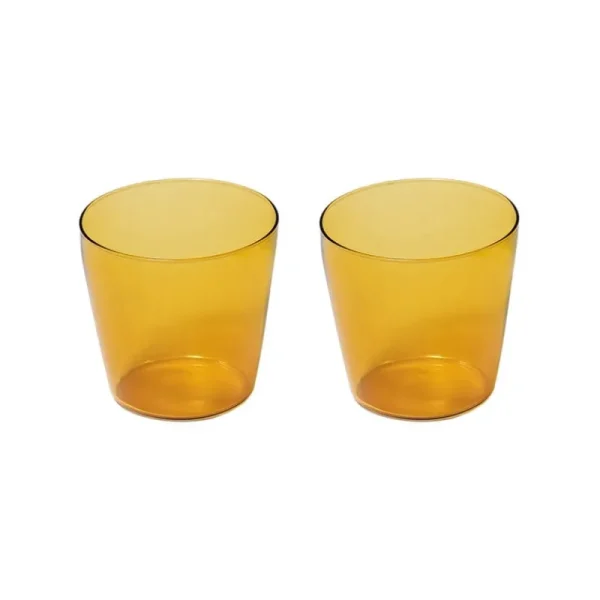 Nine Gläser Und Tassen^Milchglas, 2er-Set, gelb