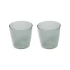 Nine Gläser Und Tassen^Milchglas, 2er-Set, grau