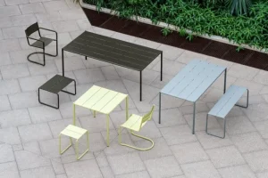 Nine Terrassenmöbel | Sitzgelegenheiten^Sine Hocker, Gelb