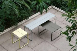 Nine Terrassenmöbel | Sitzgelegenheiten^Sine Hocker, Gelb