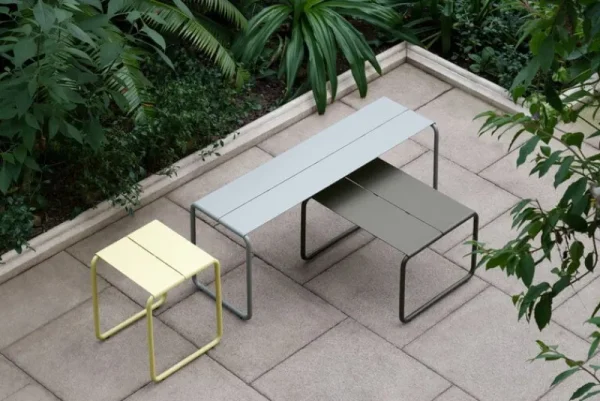 Nine Terrassenmöbel | Sitzgelegenheiten^Sine Hocker, Gelb