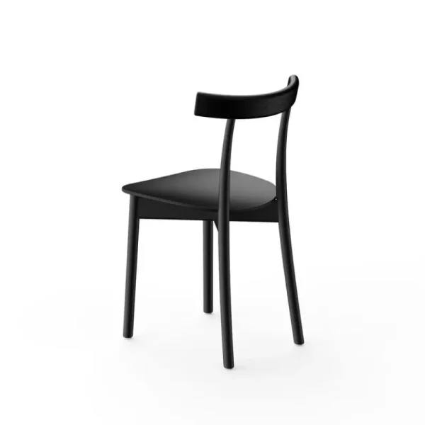 Muuto Sitzgelegenheiten-Nine Skinny Stuhl, schwarz gebeizte Esche