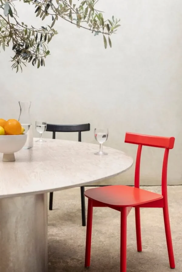 Muuto Sitzgelegenheiten-Nine Skinny Stuhl, schwarz gebeizte Esche