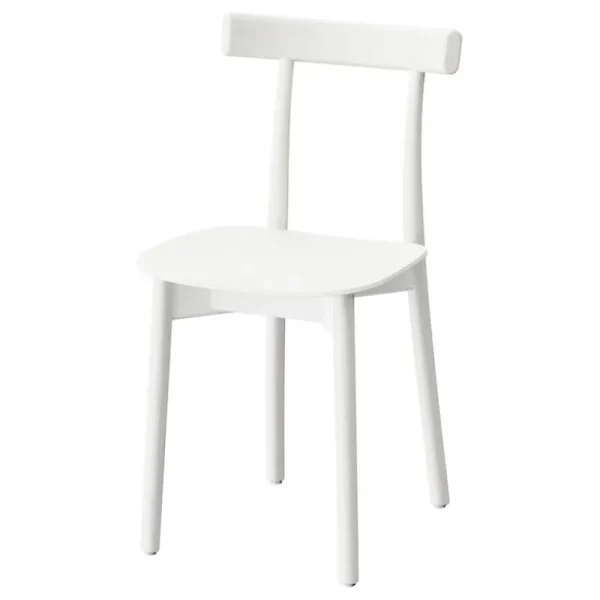 Artek Sitzgelegenheiten-Nine Skinny Stuhl, weiß gebeizte Esche