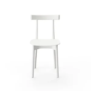 Artek Sitzgelegenheiten-Nine Skinny Stuhl, weiß gebeizte Esche