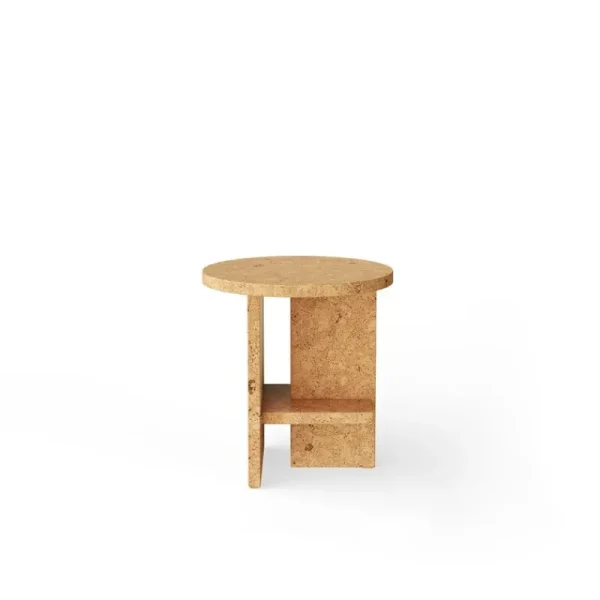 TIPTOE Tische-Nine Tee Beistelltisch, rund, Naturkork