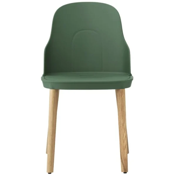 Normann Copenhagen Sitzgelegenheiten-Allez Stuhl, Parkgrün – Eiche