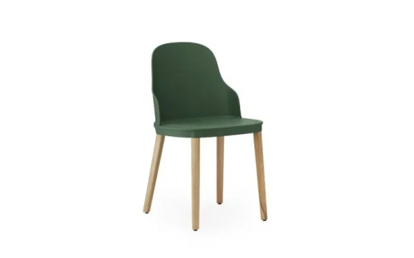 Normann Copenhagen Sitzgelegenheiten-Allez Stuhl, Parkgrün – Eiche