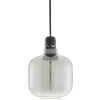 Normann Copenhagen Deckenleuchten-Amp Pendelleuchte, klein, rauchgrau/schwarz