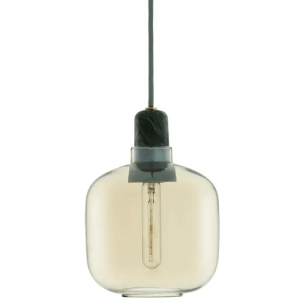 Normann Copenhagen Deckenleuchten-Amp Pendelleuchte, klein, gold/grün