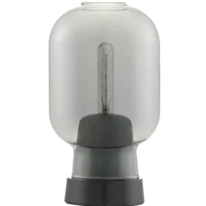 GUBI Tischlampen-Normann Copenhagen Amp Tischleuchte, rauchgrau/schwarz