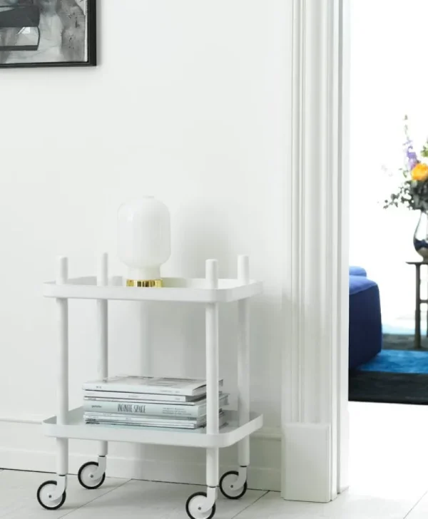 Normann Copenhagen Tischlampen-Amp Tischleuchte, Weiß - Messing
