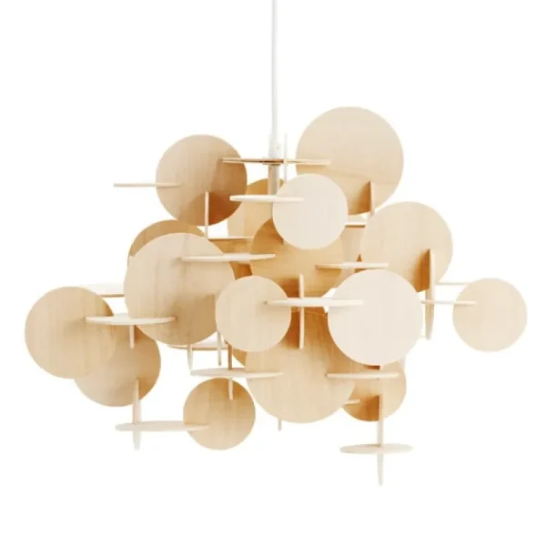 Louis Poulsen Deckenleuchten-Normann Copenhagen Bau Pendelleuchte, klein, natur