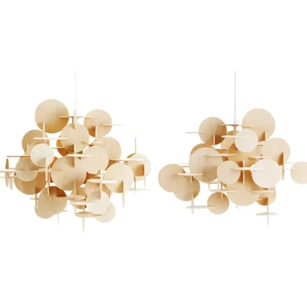 Louis Poulsen Deckenleuchten-Normann Copenhagen Bau Pendelleuchte, klein, natur