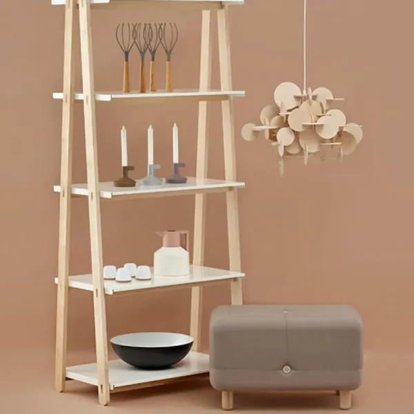 Louis Poulsen Deckenleuchten-Normann Copenhagen Bau Pendelleuchte, klein, natur