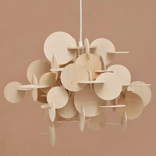 Louis Poulsen Deckenleuchten-Normann Copenhagen Bau Pendelleuchte, klein, natur