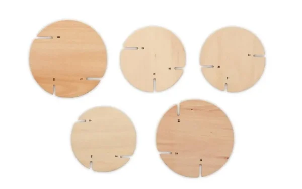 Louis Poulsen Deckenleuchten-Normann Copenhagen Bau Pendelleuchte, klein, natur