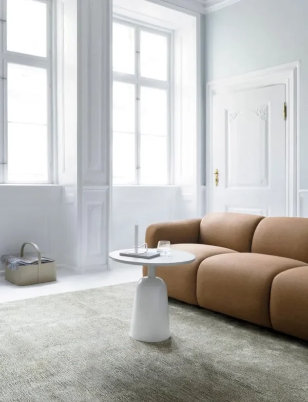 Artek Tische-Normann Copenhagen Beistelltisch Turn 55 cm, warmes Grau