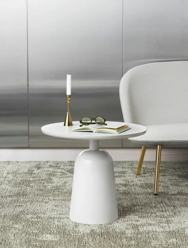 Artek Tische-Normann Copenhagen Beistelltisch Turn 55 cm, warmes Grau