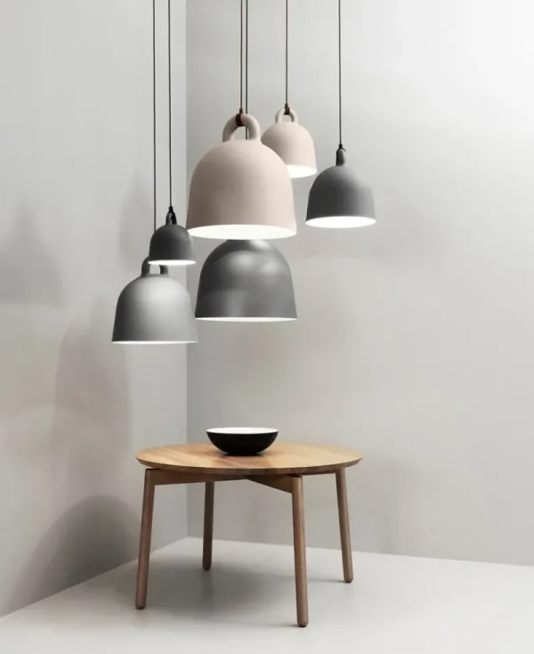 Nuura Deckenleuchten-Normann Copenhagen Bell Pendelleuchte, XS, grau