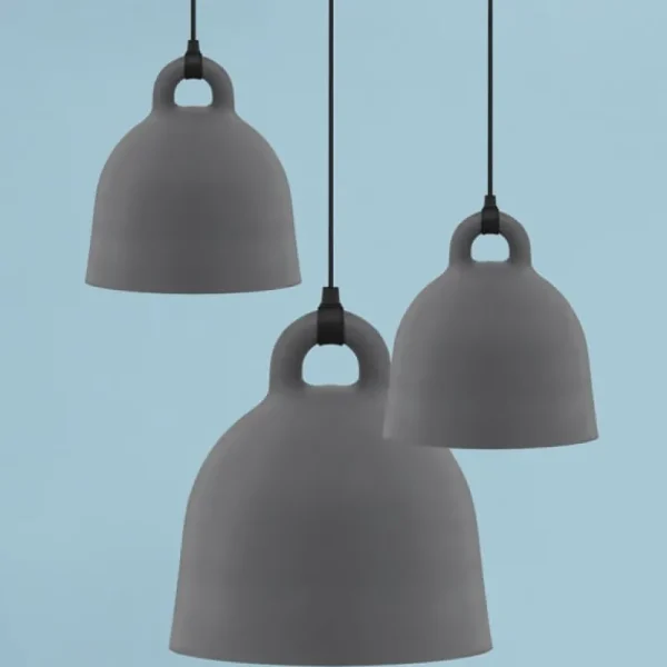 Sammode Deckenleuchten-Normann Copenhagen Bell Pendelleuchte, L, grau