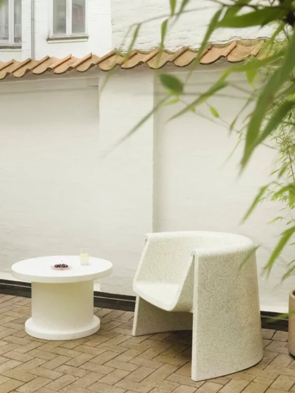 Normann Copenhagen Terrassenmöbel | Tische^Bit Couchtisch, weiß
