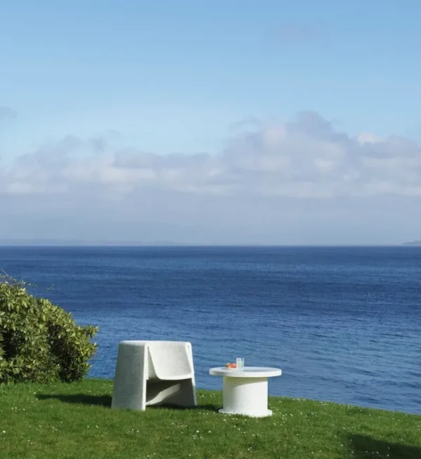 Normann Copenhagen Terrassenmöbel | Tische^Bit Couchtisch, weiß