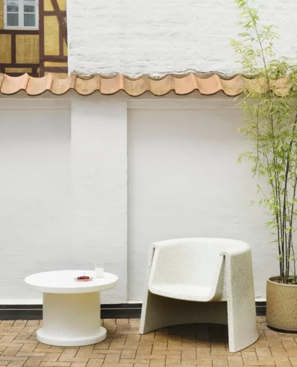 Normann Copenhagen Terrassenmöbel | Tische^Bit Couchtisch, weiß