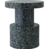 Normann Copenhagen Terrassenmöbel | Tische^Bit Hocker, Schwarz – Mehrfarbig