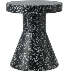 Normann Copenhagen Terrassenmöbel | Tische^Bit Hocker, Kegel, Schwarz - Weiß
