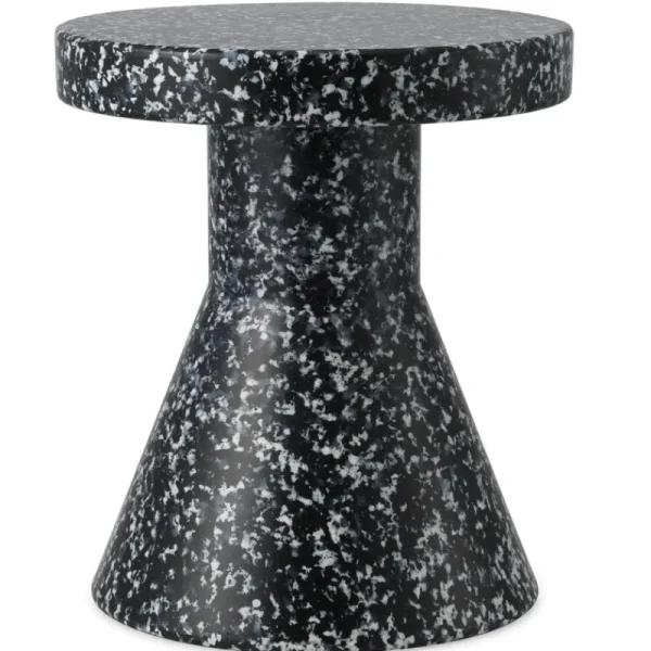 Normann Copenhagen Terrassenmöbel | Tische^Bit Hocker, Kegel, Schwarz - Weiß