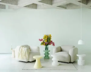 Normann Copenhagen Terrassenmöbel | Tische^Bit Hocker, Weiß