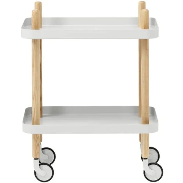 Wendelbo Tische-Normann Copenhagen Block Servierwagen, hellgrau
