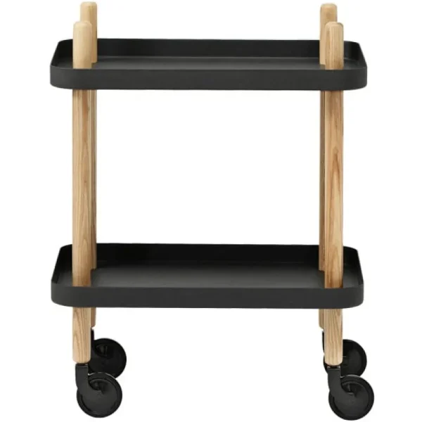 Normann Copenhagen Tische-Block Servierwagen, schwarz