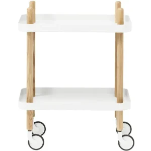 ferm LIVING Tische-Normann Copenhagen Block Servierwagen, weiß