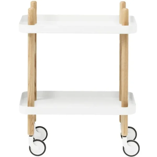 ferm LIVING Tische-Normann Copenhagen Block Servierwagen, weiß
