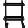 Normann Copenhagen Tische-Block Servierwagen, schwarz