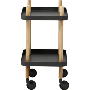 Normann Copenhagen Tische-Block Servierwagen, schwarz